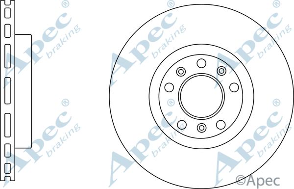 APEC BRAKING Тормозной диск DSK3130